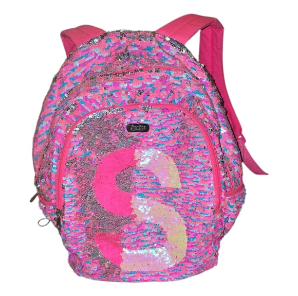 Justice Sequin Initial A Convertible Bag